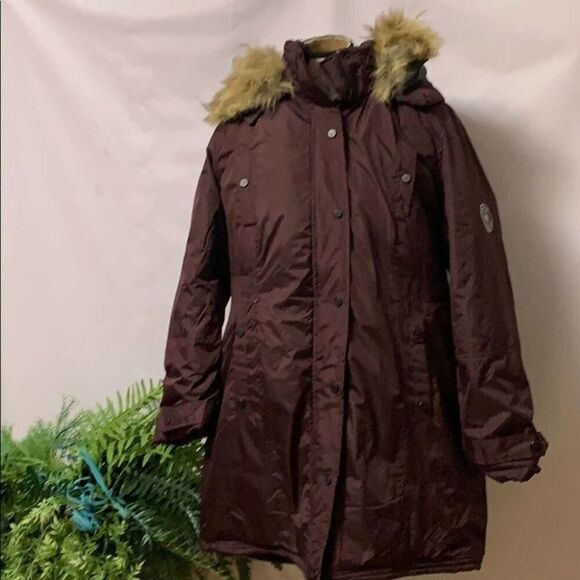 NWT MADDEN GIRL PUFFER HOODIE WINTER FAUX FUR COAT SIZE XL - Picture 2 of 11
